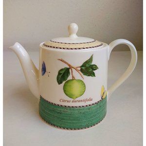 Wedgwood Queen's Ware Sarah's Garden Porcelain Tea Pot